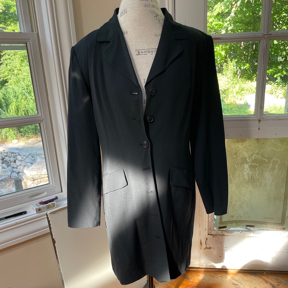 Long Black Halston Blazer